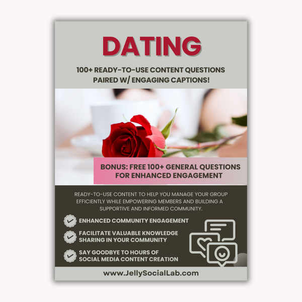 Dating Discussion Power Pack: 100 Questions & Captions