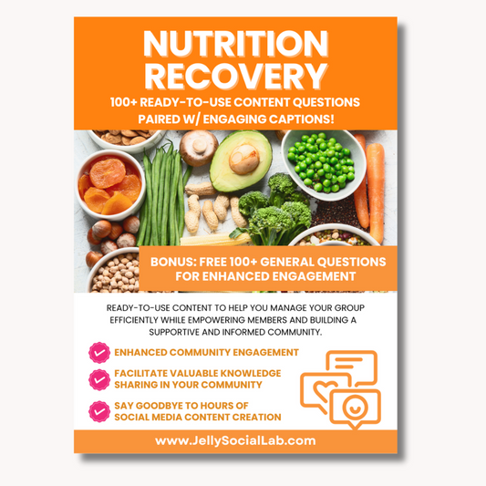 Nutrition Recovery Discussion Power Pack: 100 Questions & Captions