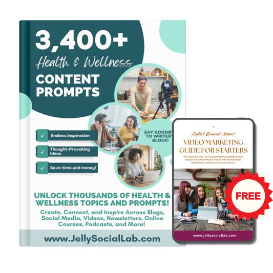 Health and Wellness Content Ideas Library - Jelly Social Lab